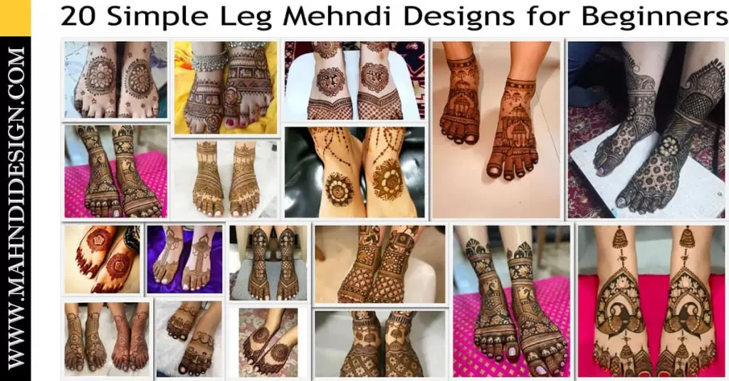  Leg Mehndi Design Simple