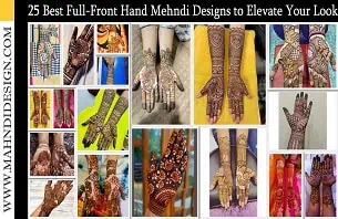 Mehndi Design Front Hand Full