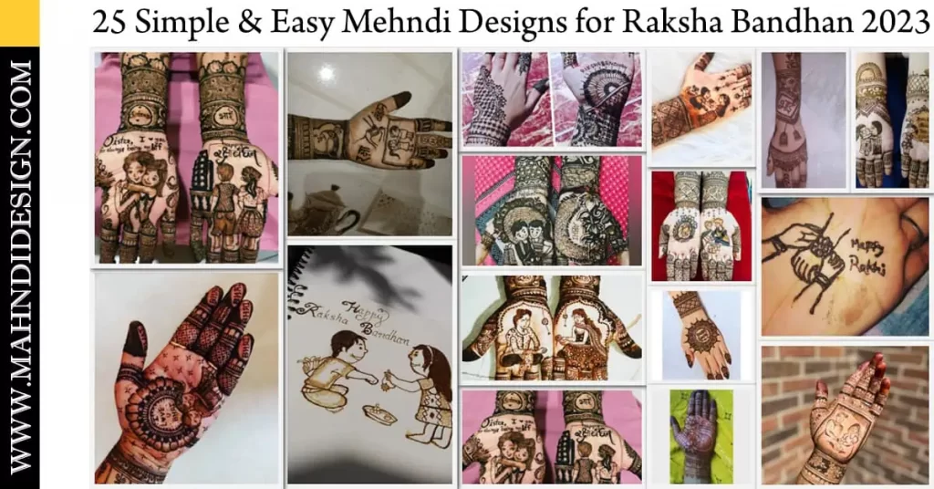 Mehndi Designs for Raksha Bandhan