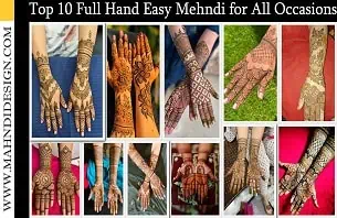 Full Hand Easy Mehndi