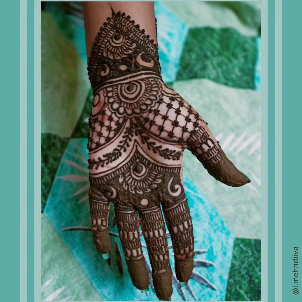 Front Hand Mehndi Design Full Hand Easy