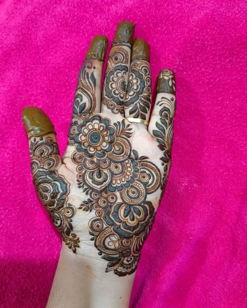 Mehndi Design Front Hand Easy