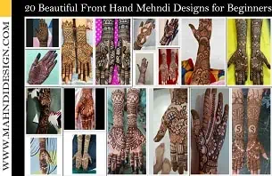 Front Hand Mehndi Design for Beginners