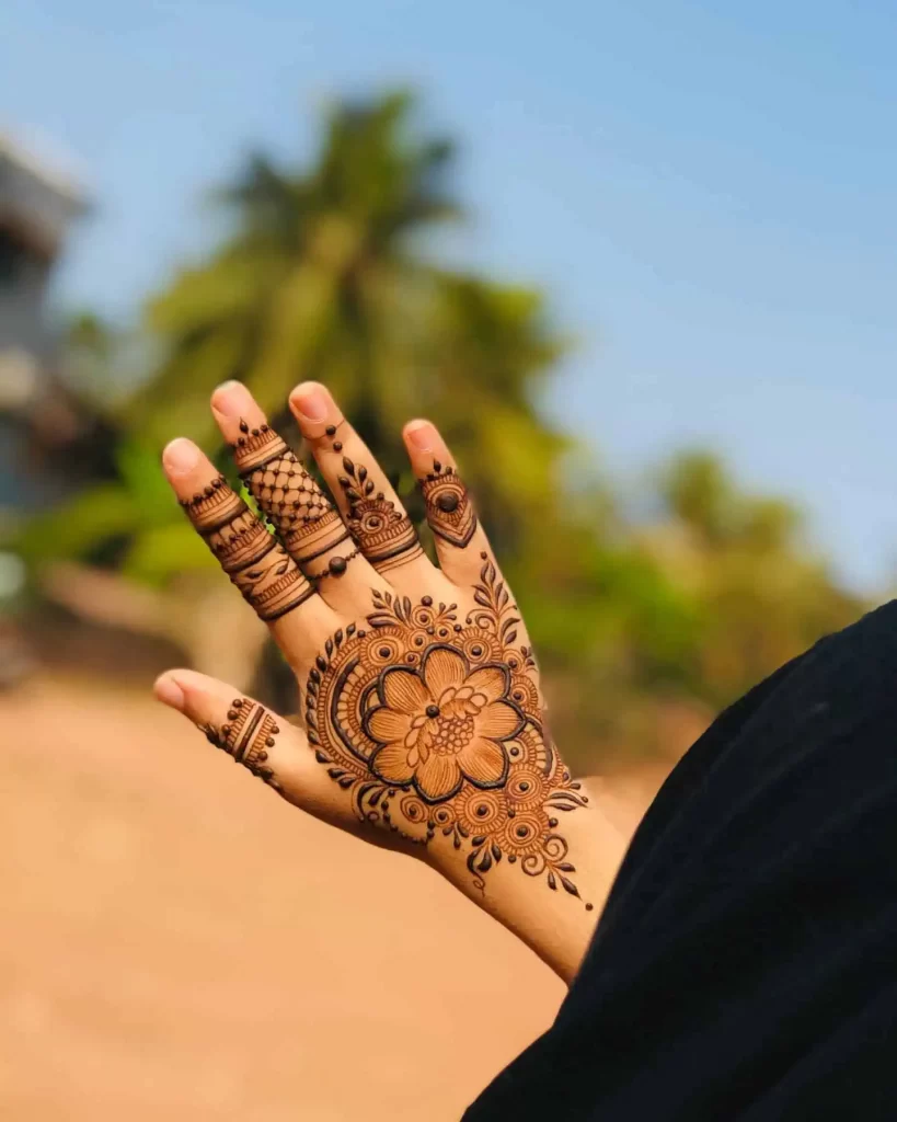 Mehndi Designs Easy and Beautiful Back Hand