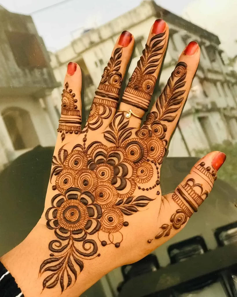 Mehndi Designs Easy and Beautiful Back Hand
