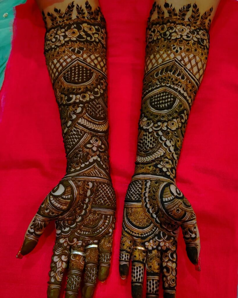 Latest Bridal Mehndi Designs for Full Hands