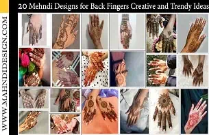 Mehndi Design Back Fingers
