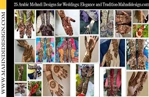 Arabic Mehndi Design for Wedding
