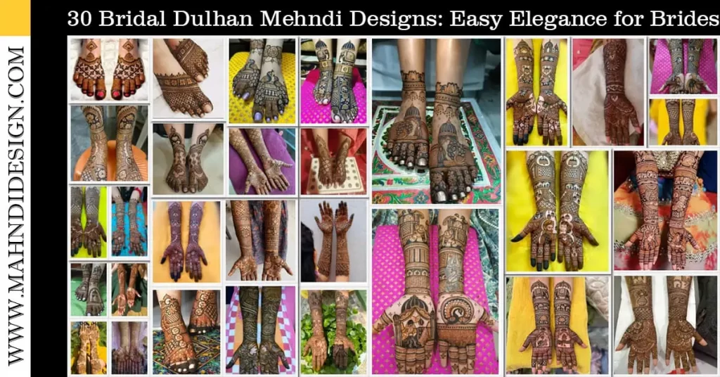 Bridal Dulhan Mehndi Design Easy