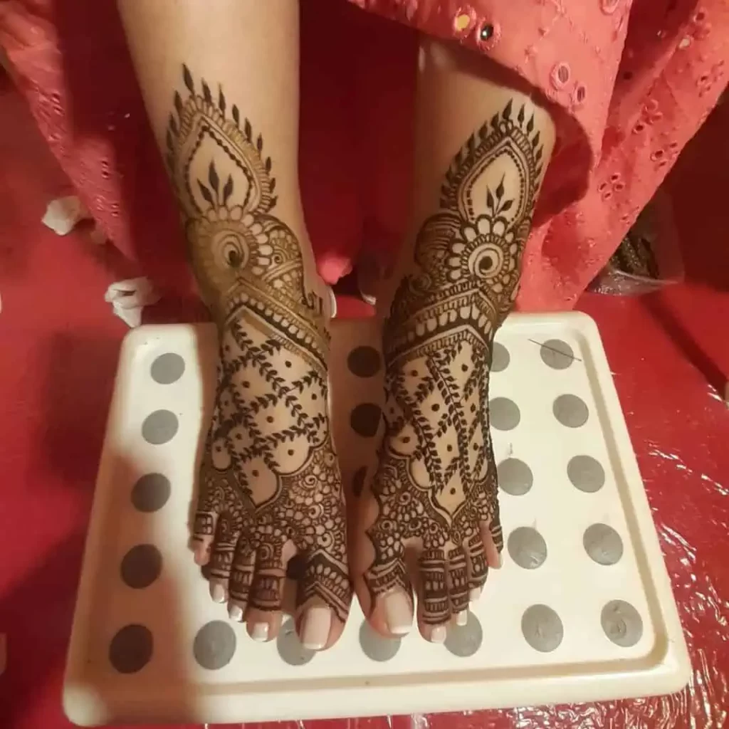 Bridal Dulhan Mehndi Design Easy