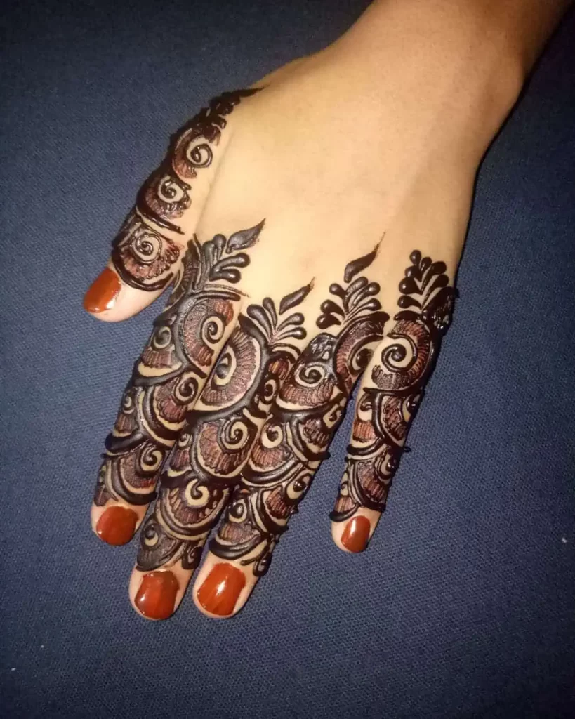 Henna Designs for Finger