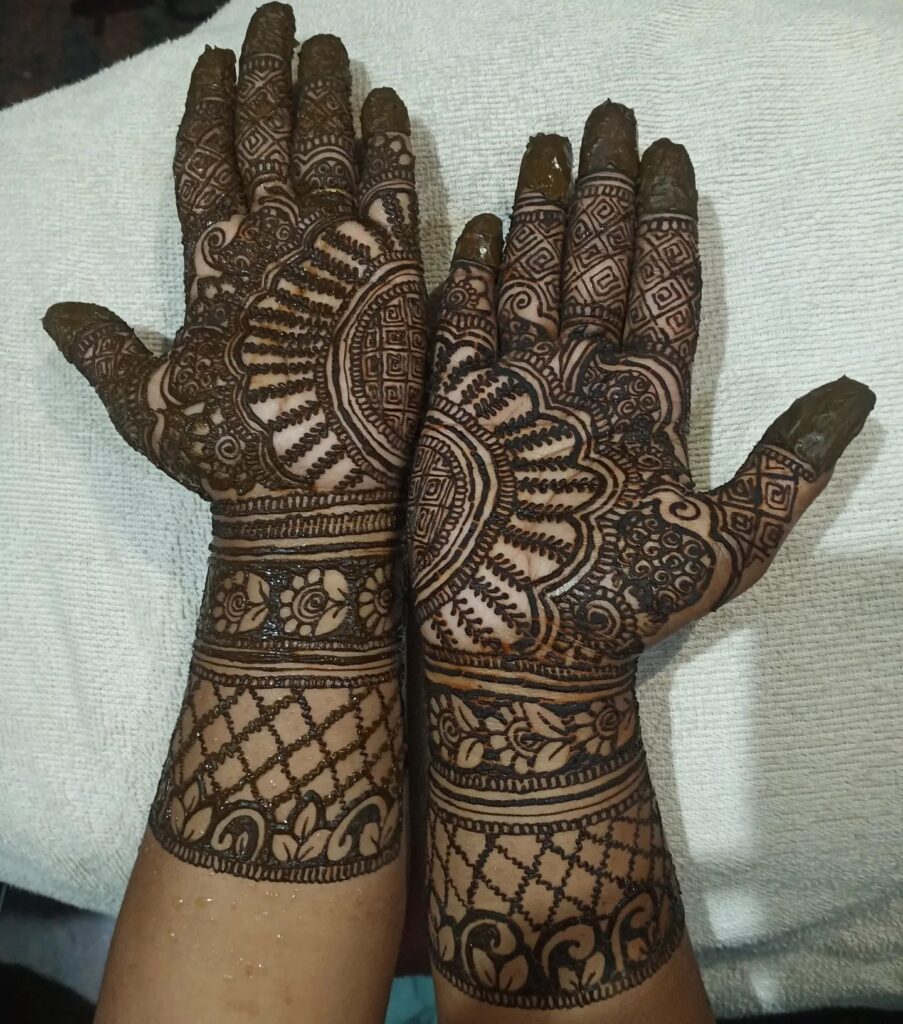 Mandala Mehndi Design for Front Hand