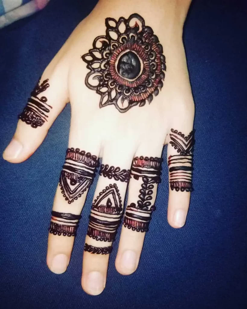 Mehndi Designs Fingers Simple