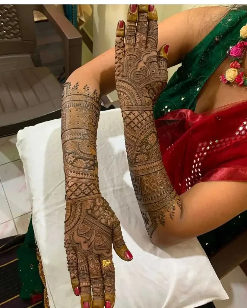 Bridal Henna Simple Mehndi Design