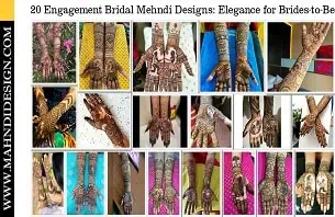 Engagement Bridal Mehndi Designs