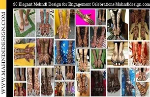 Mehndi Design in Engagement