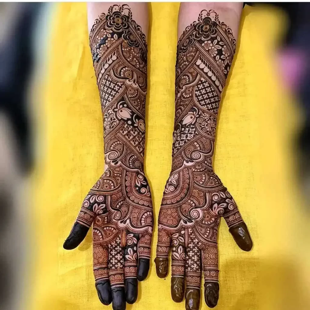 Traditional Mehndi Designs for Bride