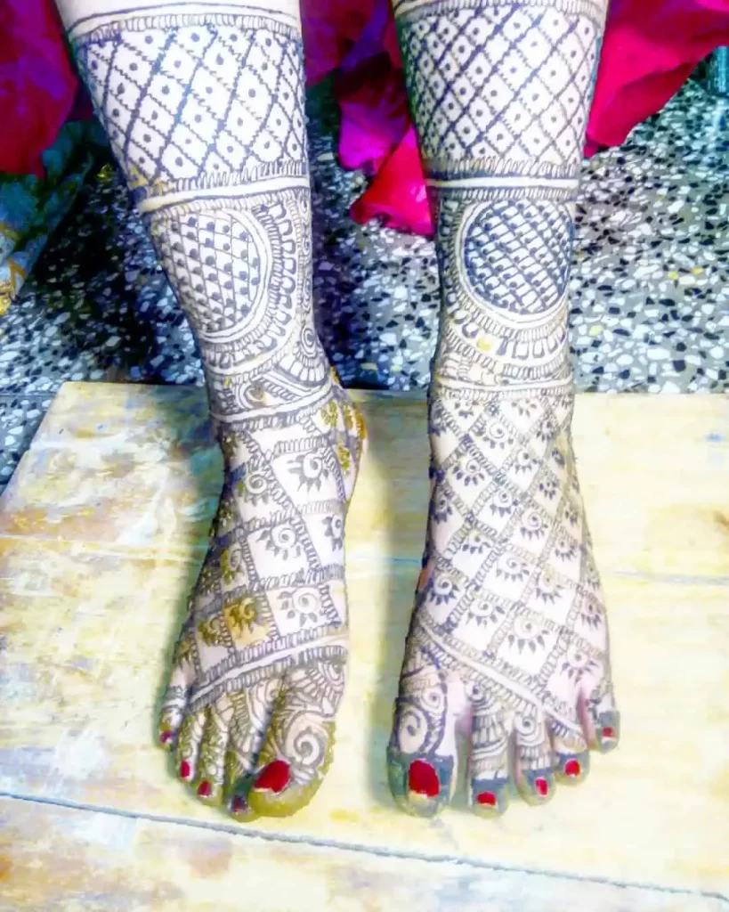 Arabic Mehndi Designs for Bride 