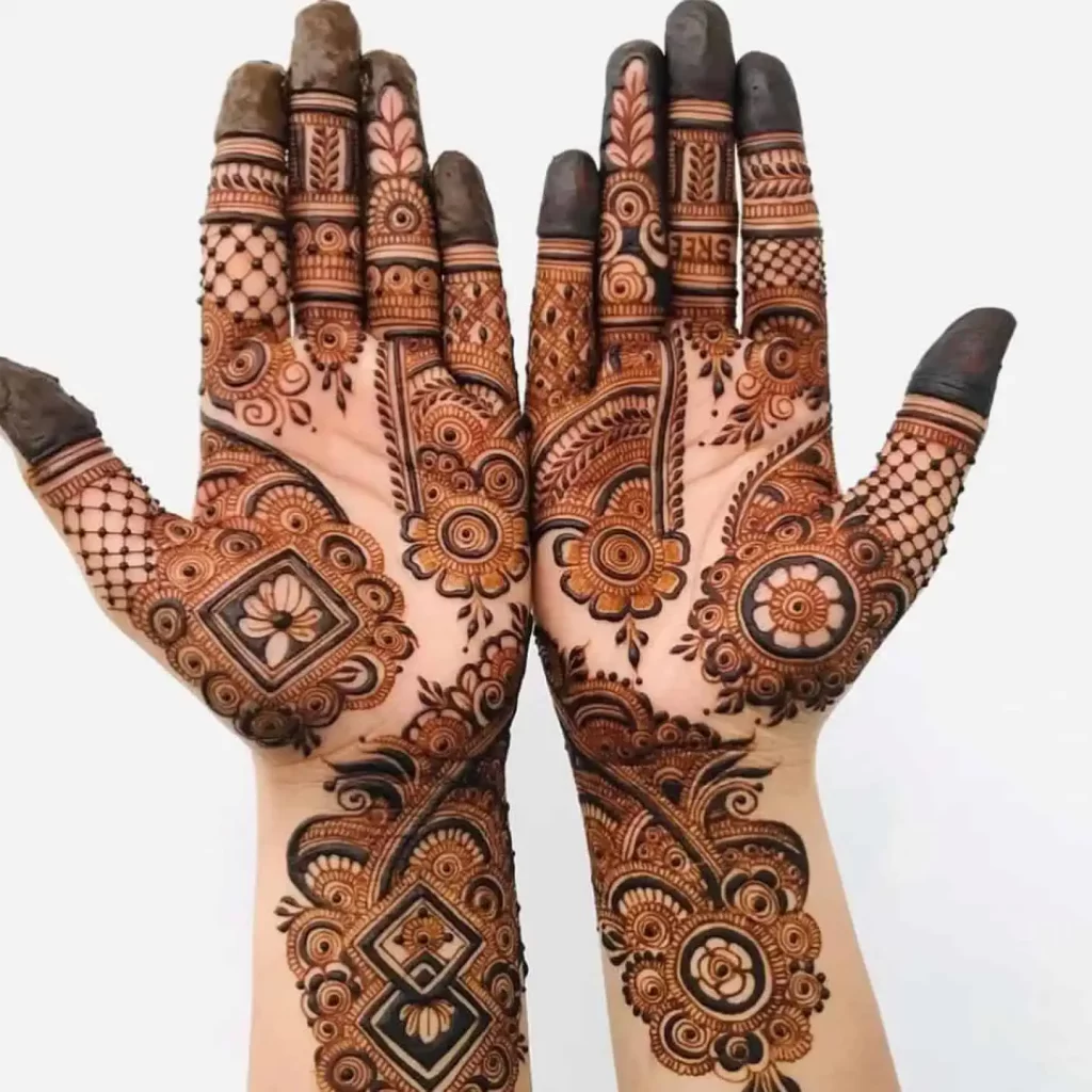 Stylish Arabic Back Hand Mehndi Design