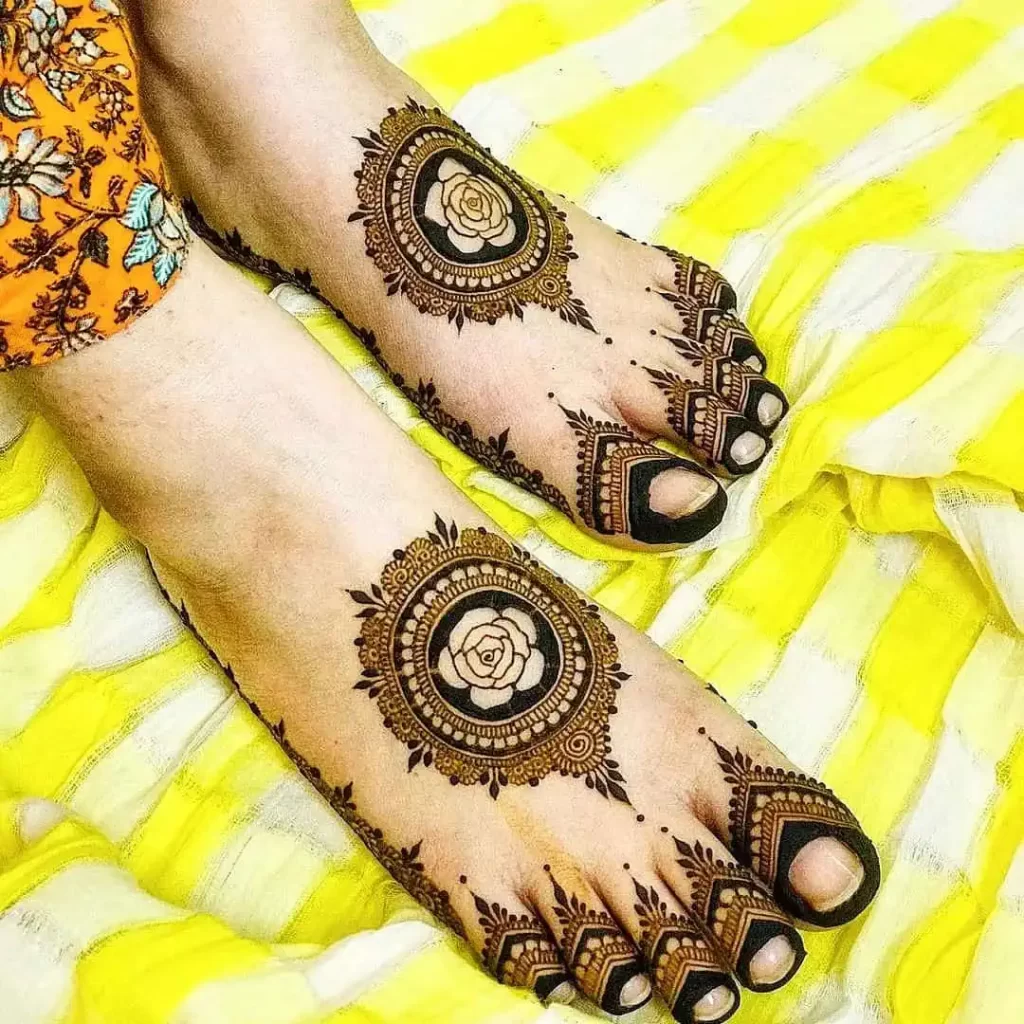  Stylish Foot Mehndi Design Easy