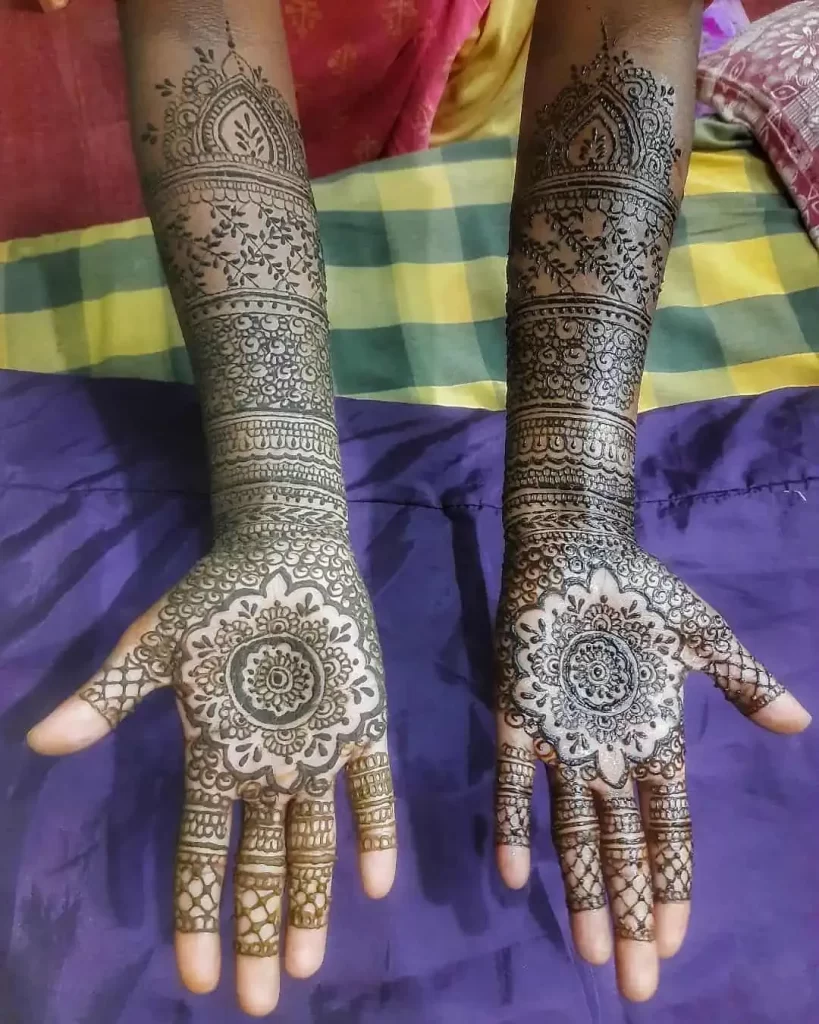 Bridal Henna Designs for Legs