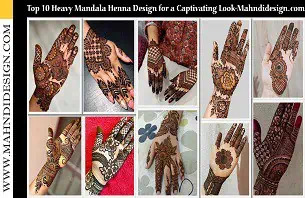 Heavy Mandala Henna Design