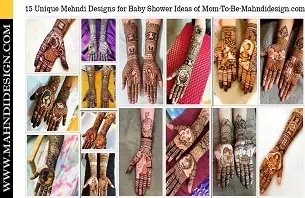 Mehndi Designs for Baby Shower