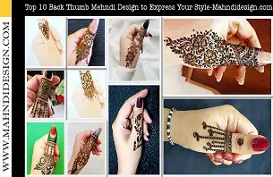 Back Thumb Mehndi Design