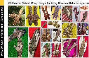 Beautiful Mehndi Design Simple