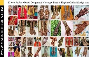 Arabic Mehndi Designs for Marriage