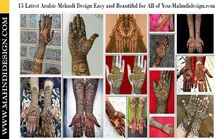 Arabic Mehndi Design Easy and Beautiful