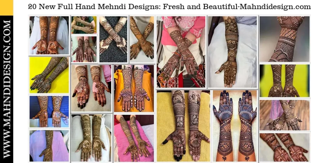 New Full Hand Mehndi Designs