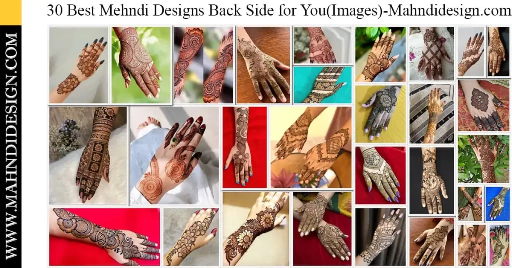 Best Mehndi Designs Back Side