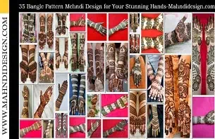 Bangle Pattern Mehndi Design